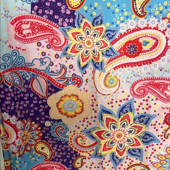 Boho Colorful Paisley Print Women's Dress - Picture 5 of 12